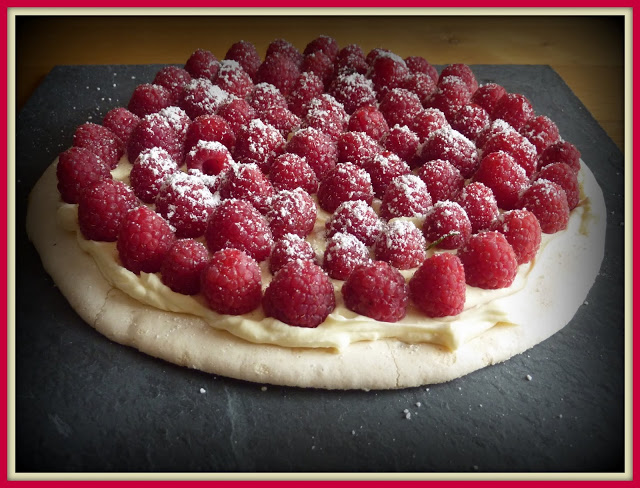 Recette Tarte Macaron Framboises La Cuisine De Martine