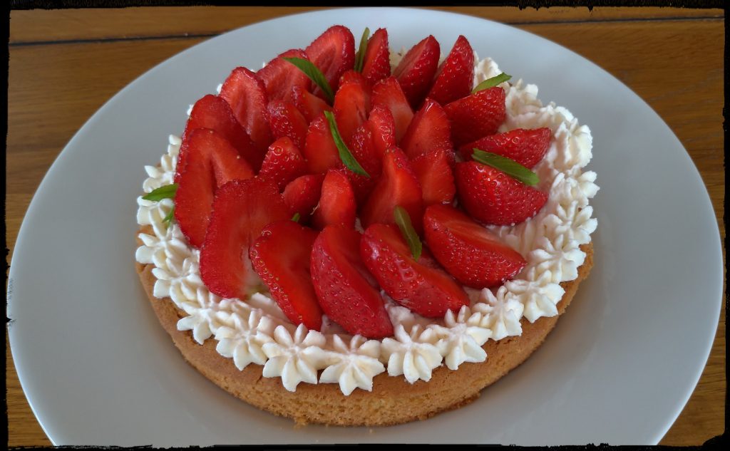 Recette Tarte Aux Fraises Mascarpone Sur Sabl Breton La Cuisine De