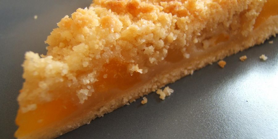 tarte crumble aux abricots