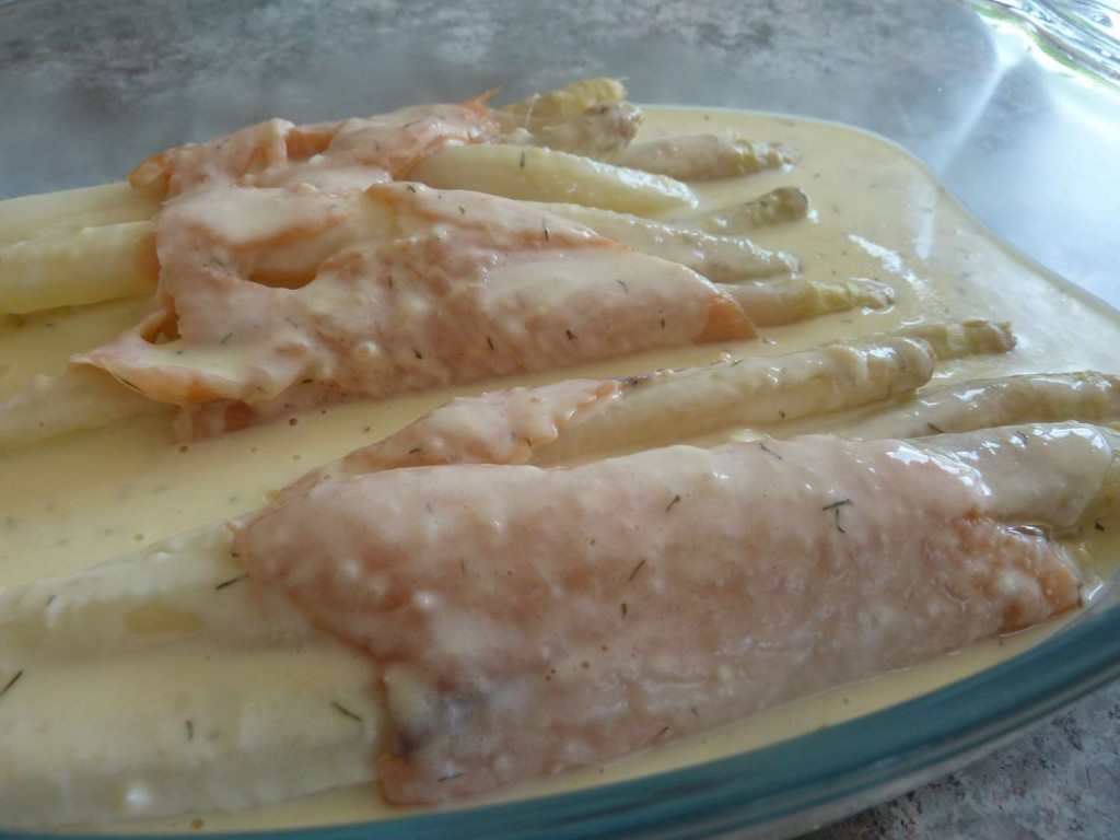 Recette - Roulé D'asperges Au Saumon Fumé - La Cuisine De Martine