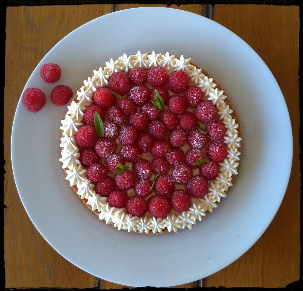 Recette Tarte Aux Framboises La Cuisine De Martine